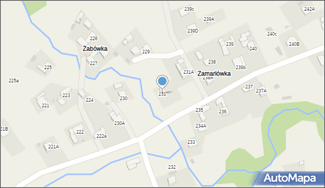 Spytkowice, Spytkowice, 231, mapa Spytkowice