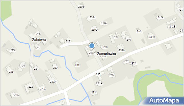 Spytkowice, Spytkowice, 231A, mapa Spytkowice