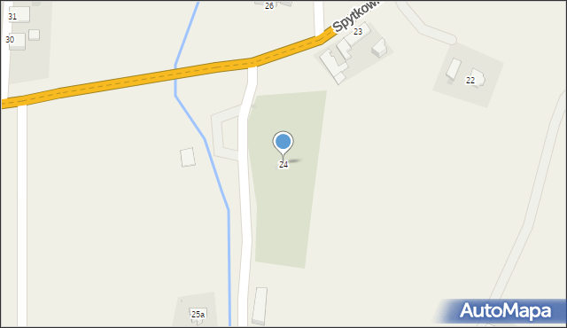 Spytkowice, Spytkowice, 24, mapa Spytkowice