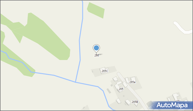 Spytkowice, Spytkowice, 266, mapa Spytkowice
