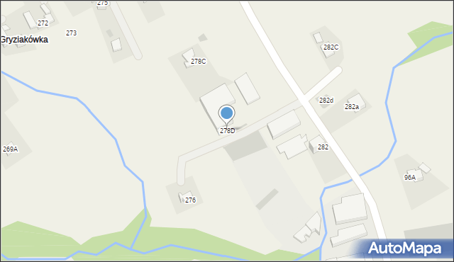 Spytkowice, Spytkowice, 278D, mapa Spytkowice