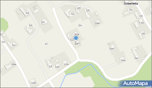 Spytkowice, Spytkowice, 323, mapa Spytkowice