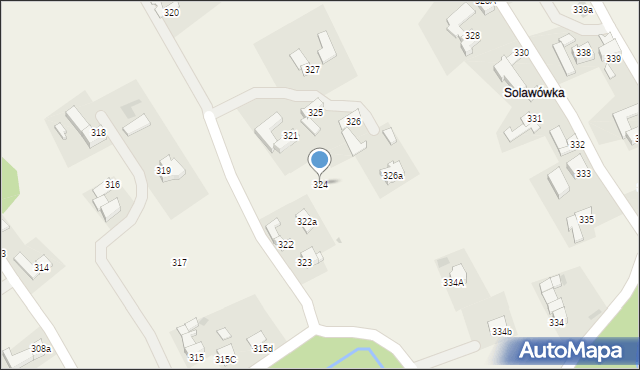 Spytkowice, Spytkowice, 324, mapa Spytkowice