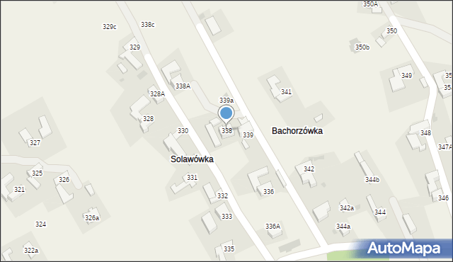 Spytkowice, Spytkowice, 338, mapa Spytkowice