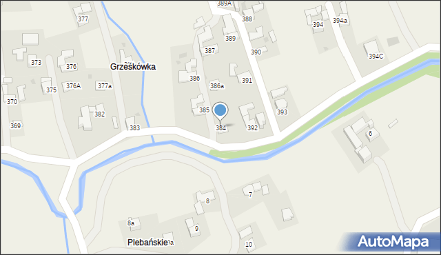 Spytkowice, Spytkowice, 384, mapa Spytkowice