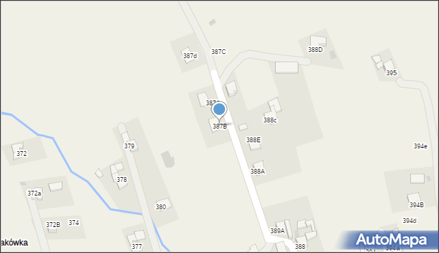 Spytkowice, Spytkowice, 387B, mapa Spytkowice