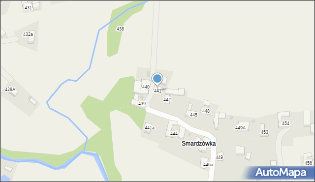 Spytkowice, Spytkowice, 441, mapa Spytkowice