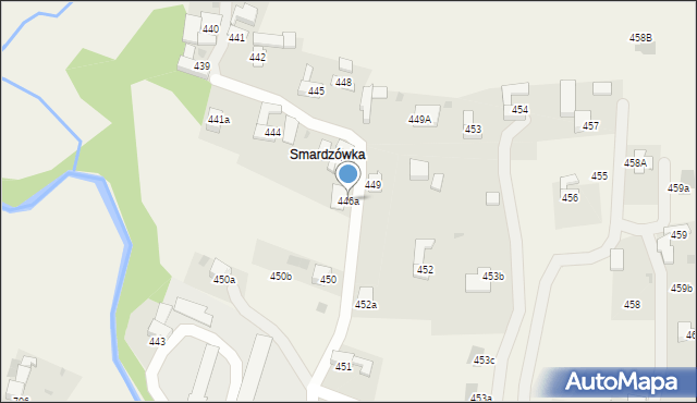 Spytkowice, Spytkowice, 446a, mapa Spytkowice