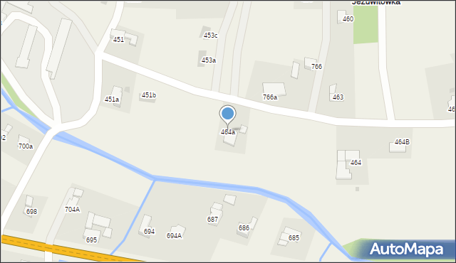 Spytkowice, Spytkowice, 464a, mapa Spytkowice
