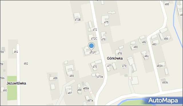 Spytkowice, Spytkowice, 471, mapa Spytkowice