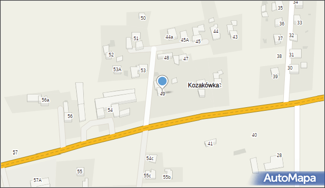 Spytkowice, Spytkowice, 49, mapa Spytkowice