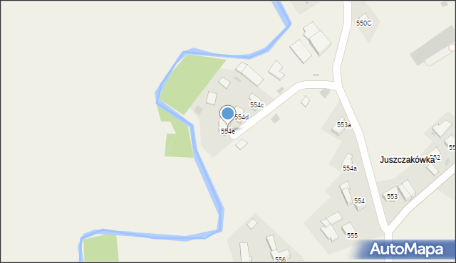 Spytkowice, Spytkowice, 554e, mapa Spytkowice