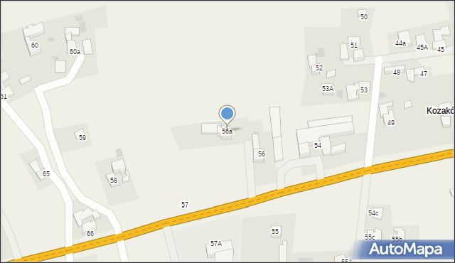Spytkowice, Spytkowice, 56a, mapa Spytkowice