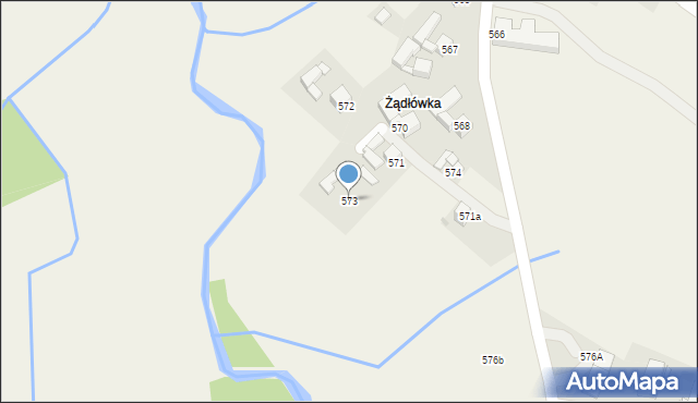 Spytkowice, Spytkowice, 573, mapa Spytkowice