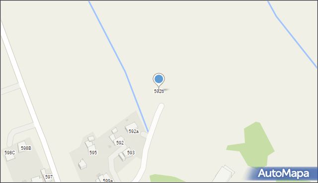 Spytkowice, Spytkowice, 592b, mapa Spytkowice