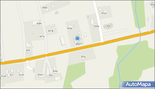 Spytkowice, Spytkowice, 603, mapa Spytkowice