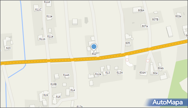 Spytkowice, Spytkowice, 612, mapa Spytkowice