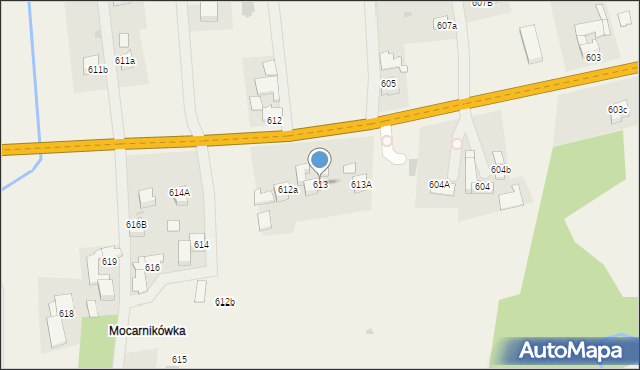 Spytkowice, Spytkowice, 613, mapa Spytkowice