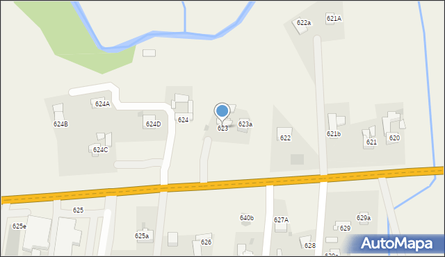 Spytkowice, Spytkowice, 623, mapa Spytkowice