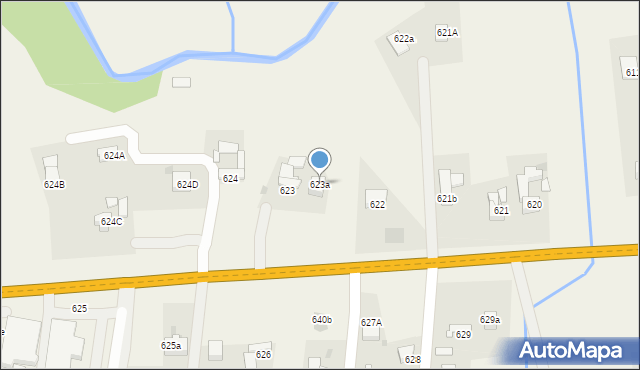 Spytkowice, Spytkowice, 623a, mapa Spytkowice