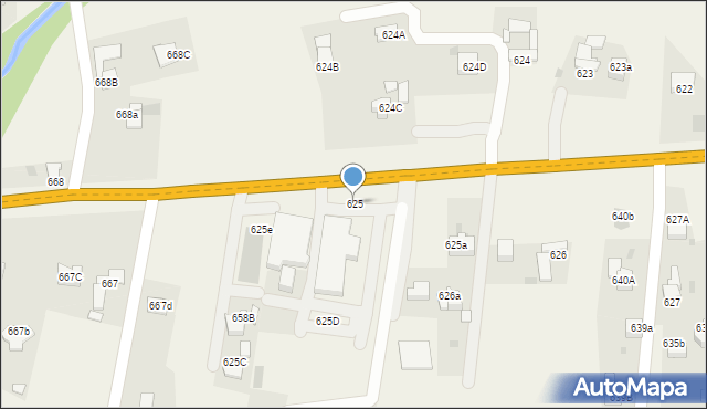 Spytkowice, Spytkowice, 625, mapa Spytkowice