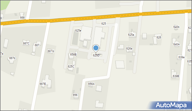Spytkowice, Spytkowice, 625D, mapa Spytkowice
