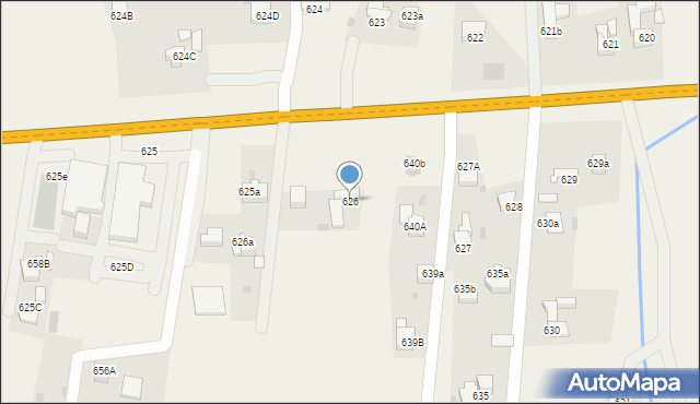 Spytkowice, Spytkowice, 626, mapa Spytkowice