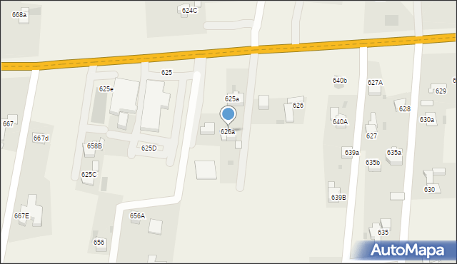 Spytkowice, Spytkowice, 626a, mapa Spytkowice