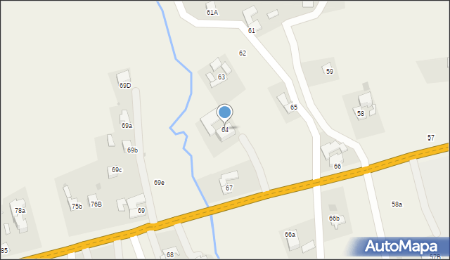 Spytkowice, Spytkowice, 64, mapa Spytkowice