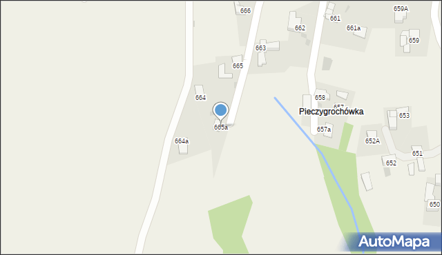 Spytkowice, Spytkowice, 665a, mapa Spytkowice