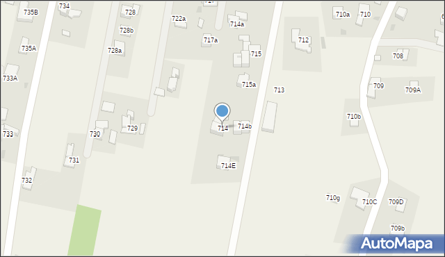 Spytkowice, Spytkowice, 714, mapa Spytkowice