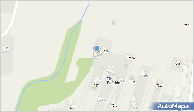 Spytkowice, Spytkowice, 739, mapa Spytkowice
