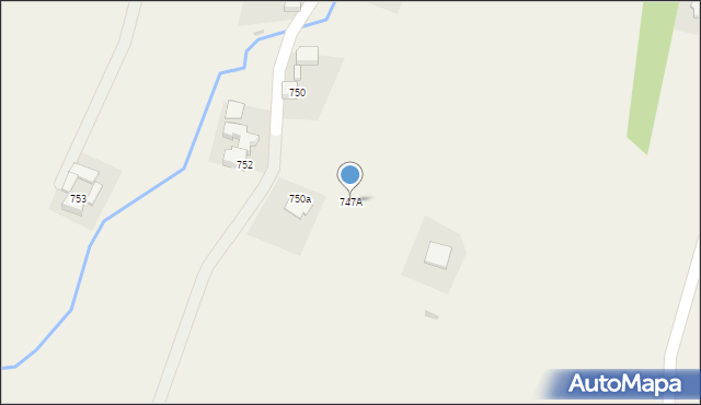Spytkowice, Spytkowice, 747A, mapa Spytkowice