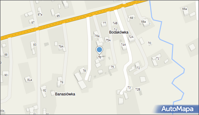 Spytkowice, Spytkowice, 76, mapa Spytkowice