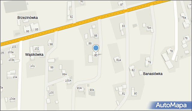 Spytkowice, Spytkowice, 90, mapa Spytkowice