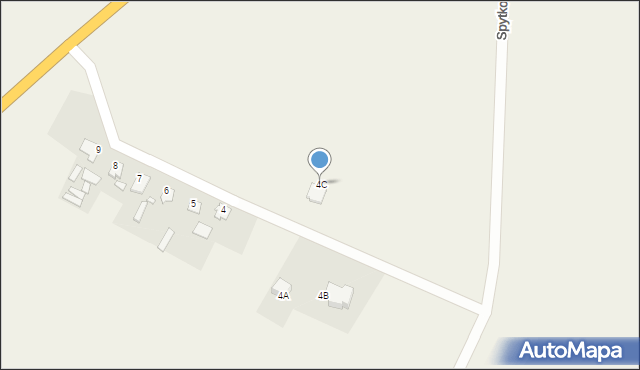 Spytkowo, Spytkowo, 4C, mapa Spytkowo