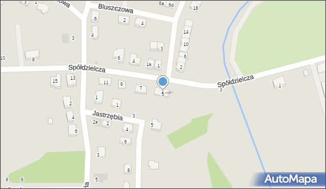 Środa Śląska, Spółdzielcza, 5, mapa Środa Śląska