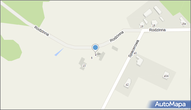 Stanięcino, Spacerowa, 4, mapa Stanięcino