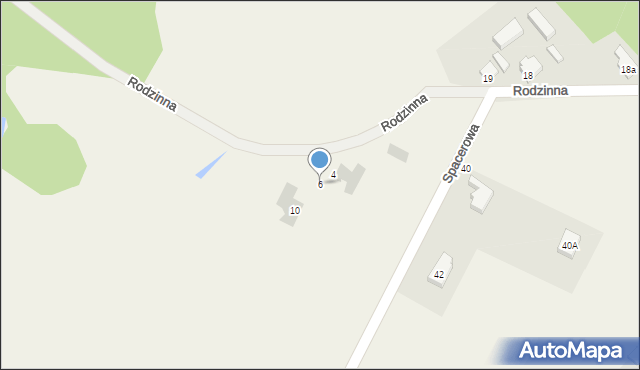 Stanięcino, Spacerowa, 6, mapa Stanięcino