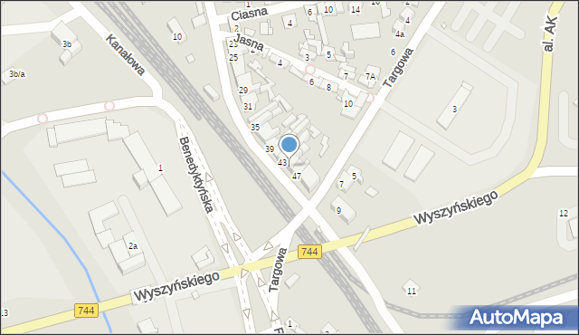 Starachowice, Spółdzielcza, 45, mapa Starachowic