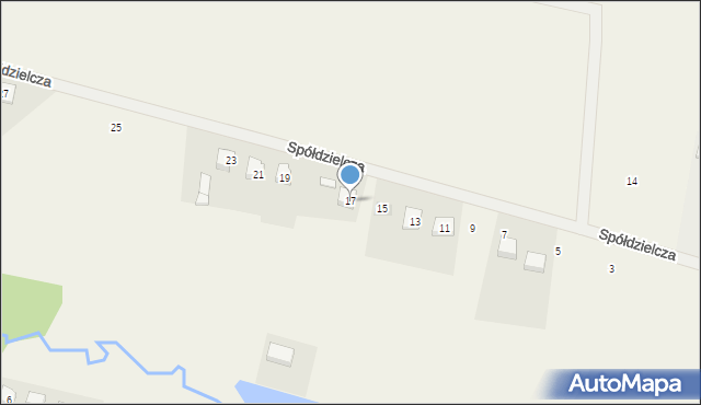 Stare Proboszczewice, Spółdzielcza, 17, mapa Stare Proboszczewice