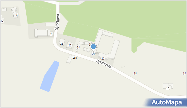 Stegna, Sportowa, 21, mapa Stegna