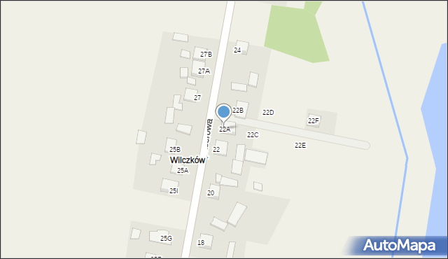 Strawczyn, Spacerowa, 22A, mapa Strawczyn