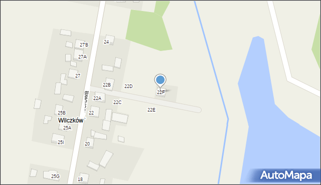 Strawczyn, Spacerowa, 22F, mapa Strawczyn