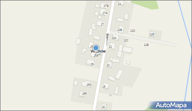 Strawczyn, Spacerowa, 25A, mapa Strawczyn