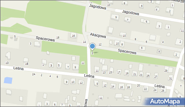 Sułkowice, Spacerowa, 1, mapa Sułkowice