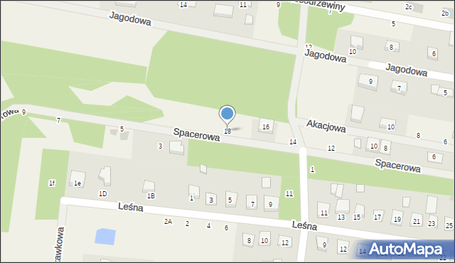 Sułkowice, Spacerowa, 18, mapa Sułkowice