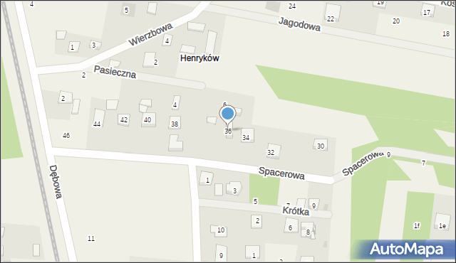 Sułkowice, Spacerowa, 36, mapa Sułkowice