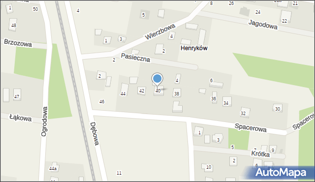 Sułkowice, Spacerowa, 40, mapa Sułkowice