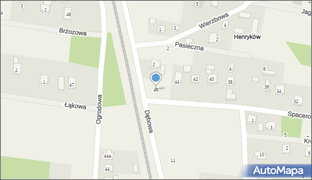 Sułkowice, Spacerowa, 46, mapa Sułkowice